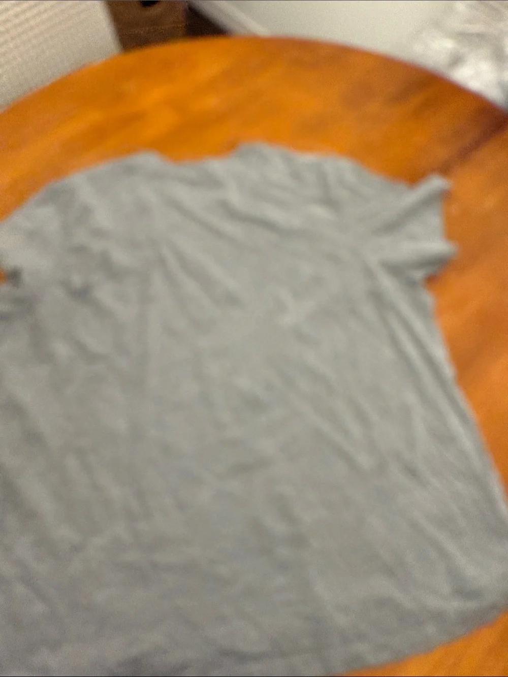 Nike Men's Heather Gray Short Sleeve T-Shirt with Red Logo xxl